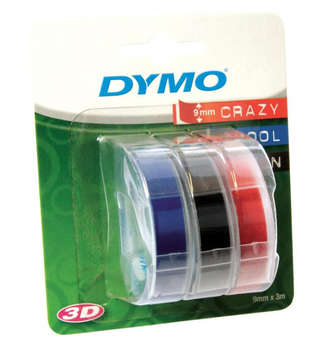 Матричный картридж DYMO Omega S0847750 белый/синий/черный/красный набор x3упак. для Dymo