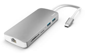 Аксессуар для ноутбука Hama USB-C 00135760 7порт. серый
