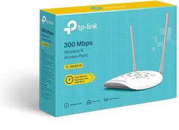 Беспроводное сетевое устройство TP-LINK Точка доступа TL-WA801N N300 10/100BASE-TX белый