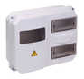 Шкаф электрический IEK MSP112-1-55 ЩУРн-П 1/12 IP55 для установки счетчика навесной 322мм 109мм 270мм 400B 12мод. пластик IP55 белый с возможностью установки счетчика
