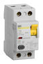 Автоматический выключатель IEK ВД1-63 MDV10-2-016-010 16A 10мА AC 2П 230В 2мод