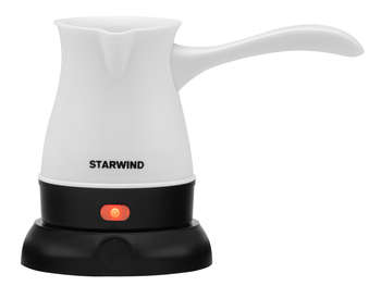 Кофеварка STARWIND Электрическая турка STP3060 600Вт белый/черный