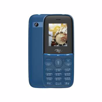 Сотовый телефон Itel IT2320 Deep Blue, 1.77'' 240x320, 32MB RAM, 32MB, up to 32GB flash, 0,3Mpix, 2 Sim, 2G, BT, Micro-USB, 1900mAh, 95g, 114 ммx49 ммx14,3 мм IT2320 Deep Blue
