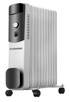 Обогреватель STARWIND Радиатор масляный SHV4120 2500Вт белый/черный