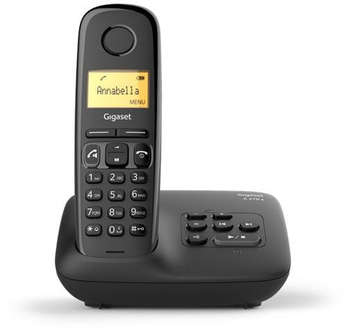 Телефон GIGASET Р/Dect A270A AM RUS черный автооветчик АОН