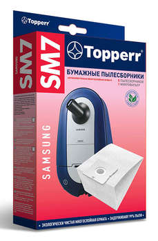 Аксессуар для пылесоса TOPPERR Пылесборники SM7 1031 бумажные