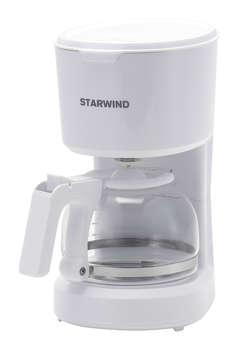 Кофеварка STARWIND капельная STD0611 600Вт белый