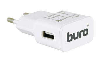 Автоаксессуар BURO Сетевое зар./устр. TJ-159w 10.5W 2.1A USB-A универсальное белый