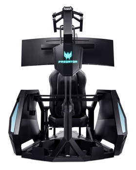 Игровое кресло Acer Predator Thronos Air PGC 900 черный сиденье черный с подголов. пластик черный GP.G0C11.002(PGC900)