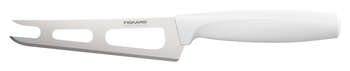 Нож кухонный FISKARS Нож 1015987 стальной для сыра прямая заточка белый