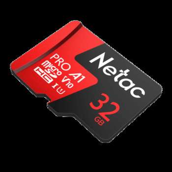 Карта памяти Netac MicroSD card P500 Extreme Pro 32GB, retail version w/SD adapter NT02P500PRO-032G-R