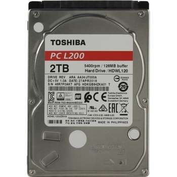 Жесткий диск HDD Toshiba HDWL120UZSVA