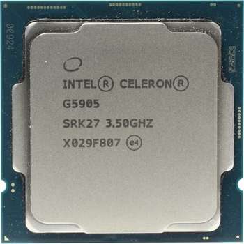 Процессор Intel Celeron G5905 Comet Lake OEM CM8070104292115SRK27