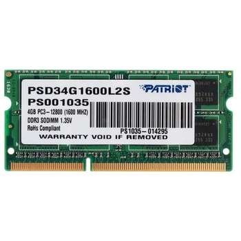Оперативная память Patriot PSD34G1600L2S