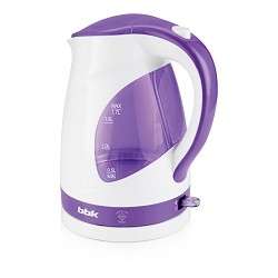 Чайник/Термопот BBK EK1700P  Электрический чайник, белый/фиолетовый