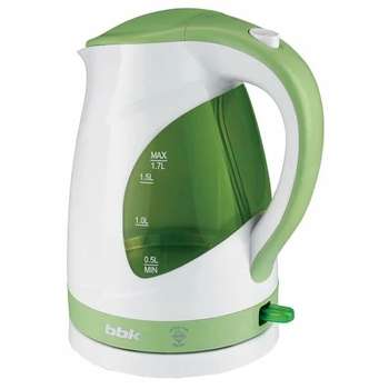 Чайник/Термопот BBK EK1700P  Чайник электрический белый/светло-зеленый