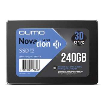 Накопитель SSD Qumo 240GB QM Novation Q3DT-240GAEN {SATA3.0}