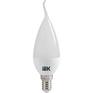 Лампа LLE-CB35-5-230-40-E14 светодиодная ECO CB35 свеча на ветру 5Вт 230В 4000К E14 IEK