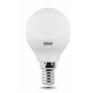Лампа GAUSS 53116 Светодиодная LED Elementary Шар 6W E14 420lm 3000K 1/10/50 0