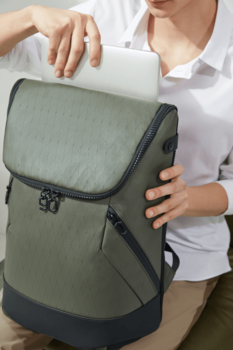 Рюкзак NINETYGO FULL OPEN Business Travel Backpack зеленый 90BBPCB2036M-GREEN