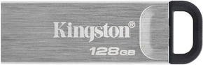 Flash-носитель Kingston Флеш Диск 128Gb DataTraveler Kyson DTKN/128GB USB3.1 серебристый/черный