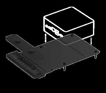 Видеоконференцсвязь Logitech Крепление PC Mount for Tap крепежный кронштейн с компенсацией натяжения для мини-ПК и компьютеров Chromebox  939-001825