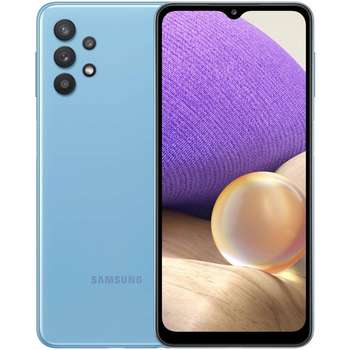 Смартфон Samsung Galaxy A32 SM-A325F 4/128Gb голубой / синий моноблок [SM-A325FZBGSER]