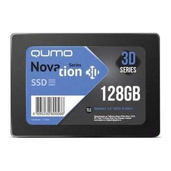 Накопитель SSD Qumo SSD 128GB Novation TLC Q3DT-128GSCY {SATA3.0}