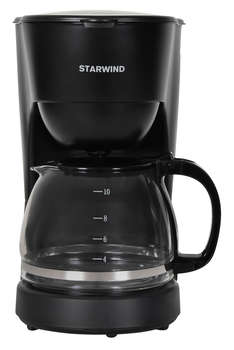 Кофеварка STARWIND капельная STD1212 600Вт черный