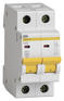 Автоматический выключатель IEK Выключатель автоматический MVA20-2-025-C 25A тип C 4.5kA 2П 400В 2мод белый