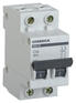 Автоматический выключатель IEK Выключатель автоматический Generica MVA25-2-010-C 10A тип C 4.5kA 2П 400В 2мод серый