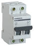 Автоматический выключатель IEK Выключатель автоматический Generica MVA25-2-016-C 16A тип C 4.5kA 2П 400В 2мод серый