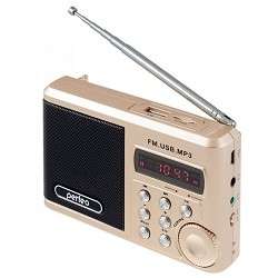Радиоприемник Perfeo мини-аудио Sound Ranger, УКВ+ FM, MP3  [PF_3185]