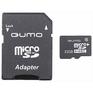 Карта памяти Qumo Micro SecureDigital 32Gb QM32GMICSDHC10U1 {MicroSDHC Class 10 UHS-I, SD adapter}