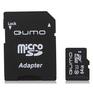Карта памяти Qumo Micro SecureDigital 64Gb QM64GMICSDXC10U1 {MicroSDXC Class 10 UHS-I, SD adapter}