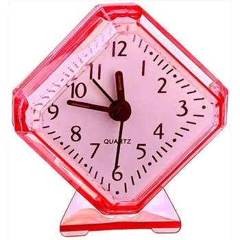 Акустическая система Perfeo Quartz часы-будильник "PF-TC-002", ромб. 7,5*8,5 см, красные