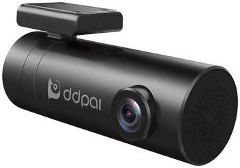 Автомобильный видеорегистратор DDPAI Видеорегистратор mini Dash Cam черный 1080x1980 1080i 140гр. Hisilicon Hi3516С