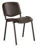 Кресло, стул NOWY STYL Стул ISO WIN черный сиденье черный кожзам на ножках металл черный