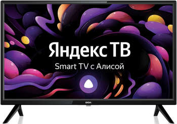 Телевизор BBK LED 24" 24LEX-7272/TS2C Яндекс.ТВ черный HD READY 50Hz DVB-T2 DVB-C USB WiFi Smart TV