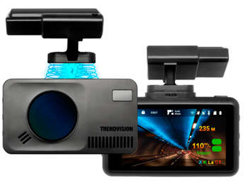 Автомобильный видеорегистратор TrendVision Видеорегистратор с радар-детектором DriveCam GPS черный