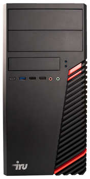 Компьютер, рабочая станция iRU ПК Office 510H4SM MT PG G6400  8Gb SSD240Gb UHDG 610 Free DOS GbitEth 400W черный