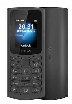 Смартфон Nokia 105 4G DS Black [16VEGB01A01]