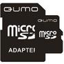 Карта памяти Qumo Micro SecureDigital 4Gb QM4GMICSDHC4 {MicroSDHC Class 4, SD adapter}