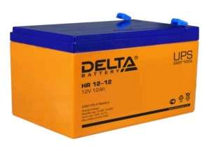 Аккумулятор для ИБП Battery Delta HR12-12 (12A/hs 12W)
