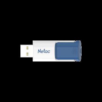 Flash-носитель Netac Флеш-накопитель U182 Blue USB 3.0 Flash Drive 64GB, retractable NT03U182N-064G-30BL