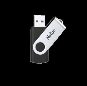 Flash-носитель Netac Флеш-накопитель U505 USB 2.0 Flash Drive 64GB, ABS+Metal housing NT03U505N-064G-20BK