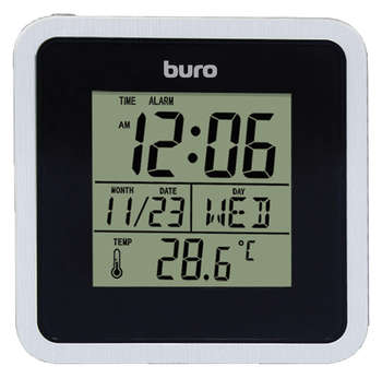 Погодная станция BURO Термометр BU-WSH159 черный