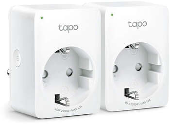 Устройство (умный дом) TP-LINK Умная розетка Tapo P100 EUBT Wi-Fi белый