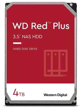 Жесткий диск HDD Western Digital Жесткий диск SATA 4TB 6GB/S 128MB RED WD40EFZX WDC