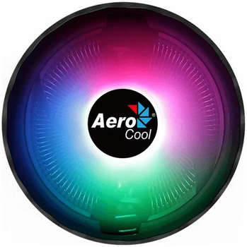 Кулер для процессора AeroCool Устройство охлаждения Air Frost Plus Soc-AM5/AM4/1151/1200/1700 3-pin 24dB Al 110W 360gr LED Ret